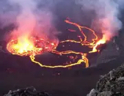 A Última Erupção do Vulcão Nyiragongo 5