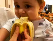Bebê Comendo Banana Nanica 4