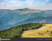 Carpathian Mountain Range in late summer