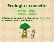 Estuda as relações entre os seres vivos e desses com o ambiente.