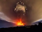 Erupção do Vulcão Etna 1