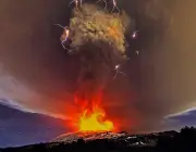Erupção do Vulcão Etna 4