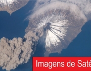 Erupção Kilauea Vista do Espaço 6