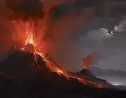 Erupção do Vulcão Vesúvio 1