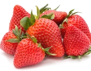 Strawberry isolated on white background. Fresh berry.