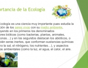 Importância da Ecologia 1