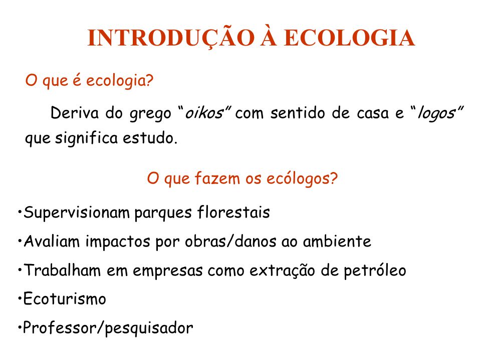 Introdução à Ecologia – Conceitos Básicos | Mundo Ecologia