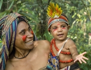 Local people participating at the mumu, Lakwanda, Tari, PNG.