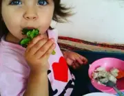 Comendo Brócolis 4