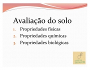 Propriedades Biológicas do Solo 2