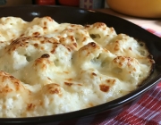 Couve flor gratinada