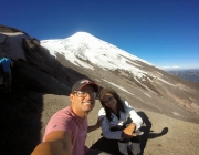 Subindo Vulcão Osorno no Verão 2
