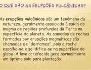 Tipo de Erupções Vulcânicas 2