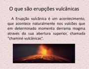 Tipo de Erupções Vulcânicas 3