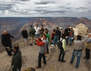 Turistas no Grand Canyon 1