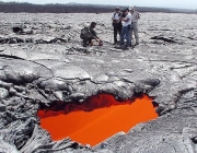 Turistas no  Parque Nacional dos Vulcões 2