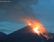 Vulcão Colima - Erupção 1