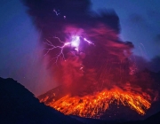 Vulcão Sakurajima Em Erupção 2
