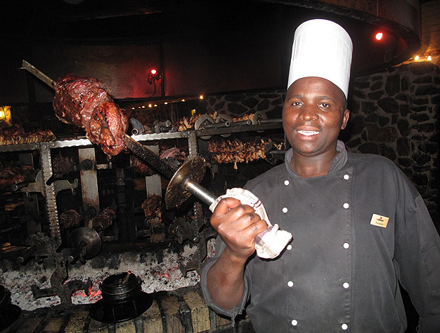 Churrasco de Carne de Zebra 