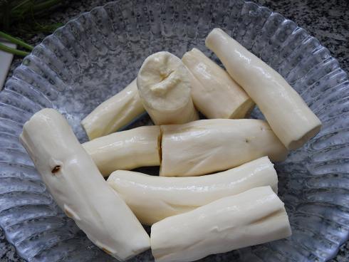 Prato com Mandioca Crua
