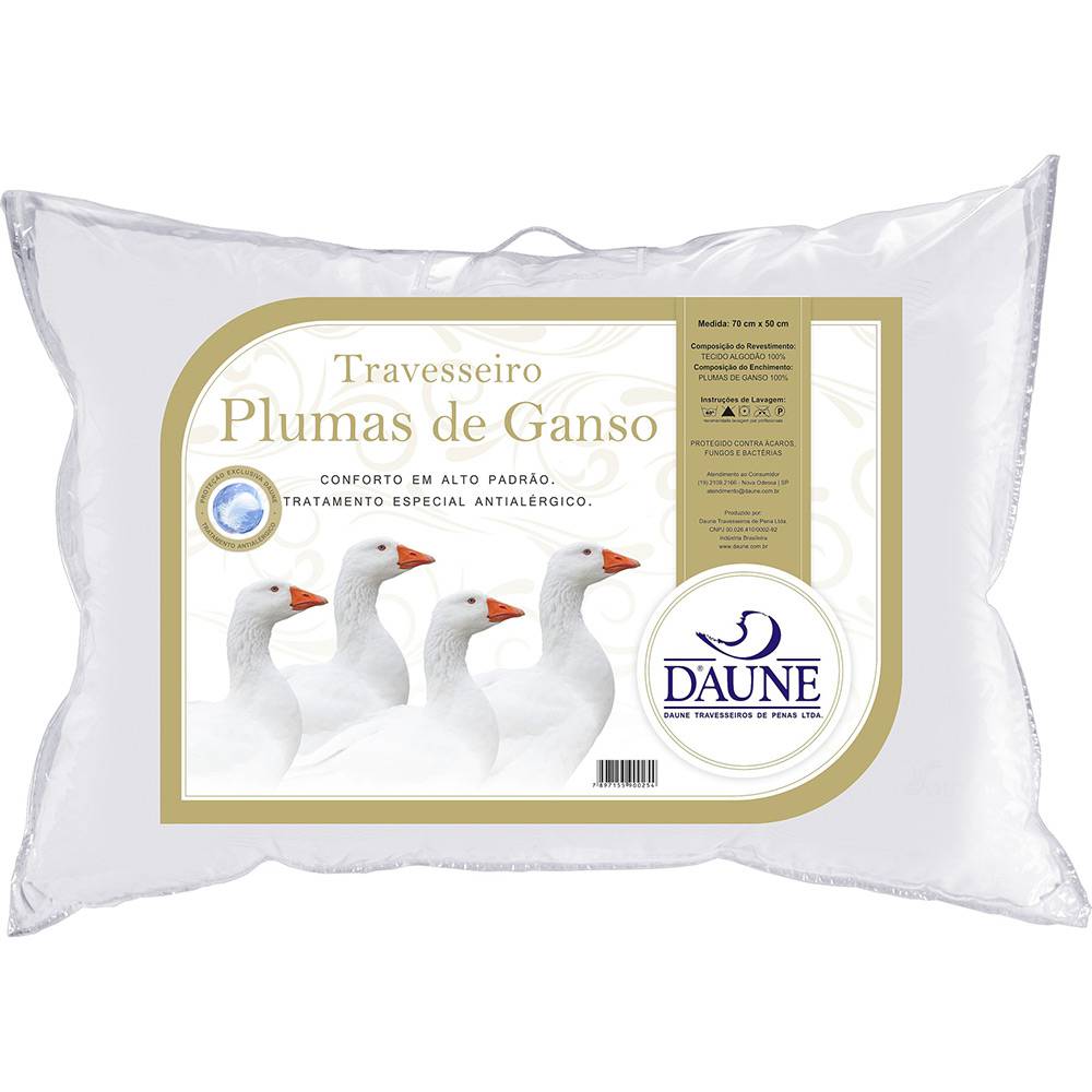 Travesseiros Pluma de Ganso