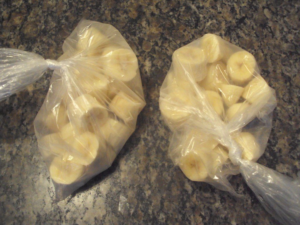 Congelar Banana Pão