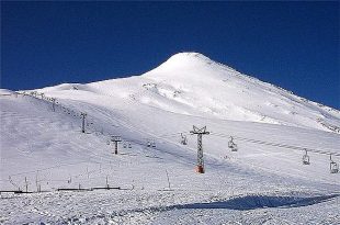 Neve no Vulcão Osorno