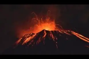 Vulcão Popocatépetl em Erupção