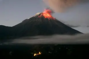 Vulcão Tungurahua - Erupção