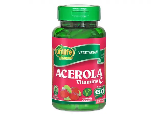 Acerola Vitamina C em Cápsula 