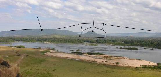 Vulcão Amazonas Fotografado ao Longe