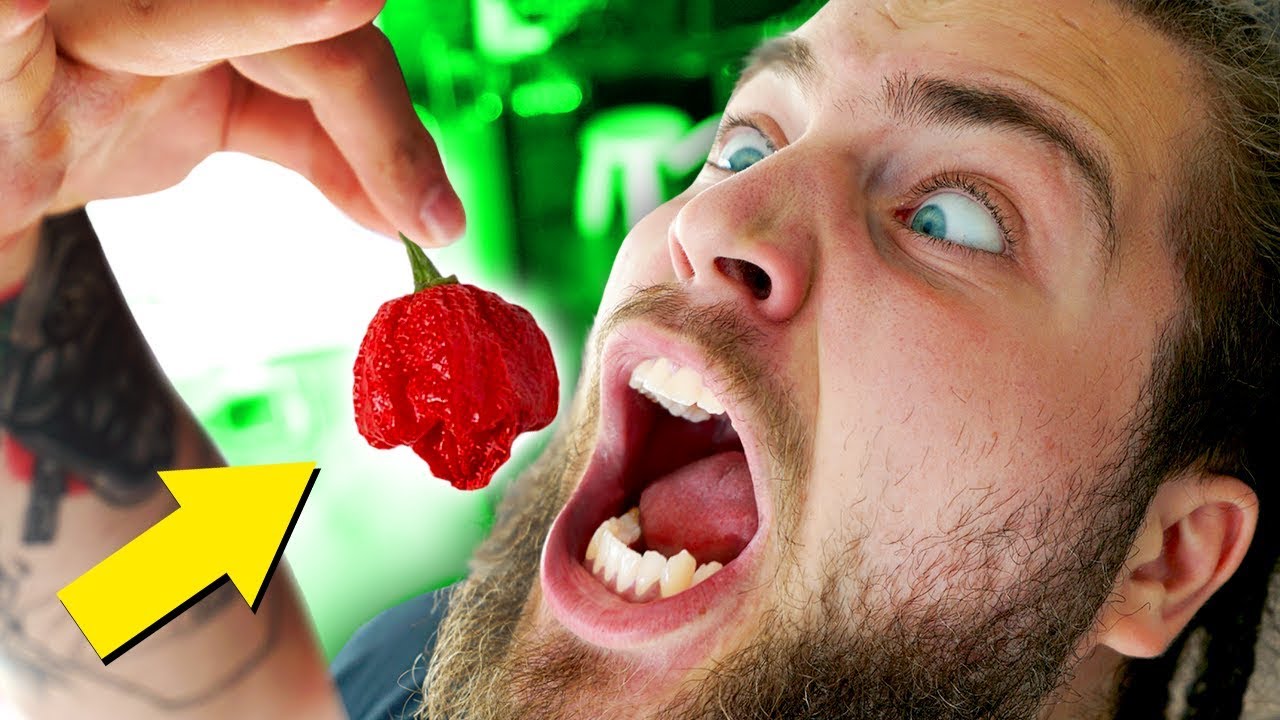 Comendo Pimenta Ardida