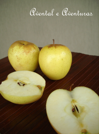 Maça Golden Delicious, Cortada Para Cozer