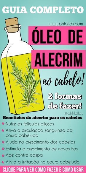 Benefícios Do Óleo De Alecrim 