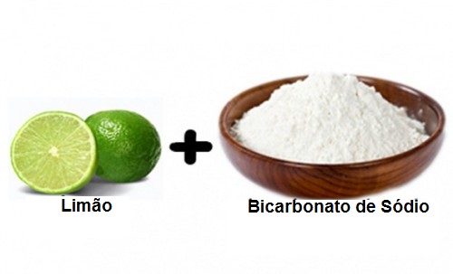 Bicarbonato de Sódio e Limão