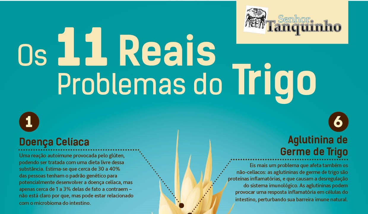 Malefícios do Trigo em Grão