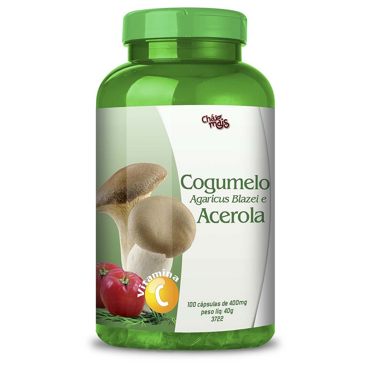 Cogumelo Agaricus - Com Acerola