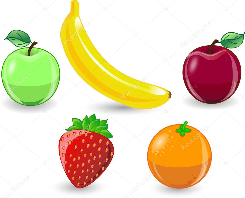 Diferenças e Semelhanças entre Pera, Banana, Morango e Maçã