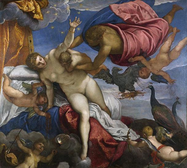 Obra de Tintoretto - A Origem da Via Láctea