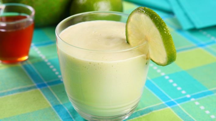 Abacate Batido Com Suco De Limão