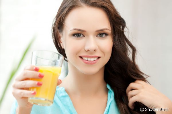 Vitaminas de Caju, E Do Suco Da Fruta