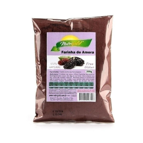 Farinha de Amora no Saco
