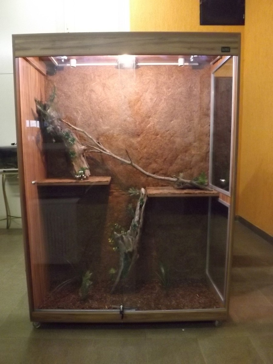 Terrário para Jibóias na Vertical