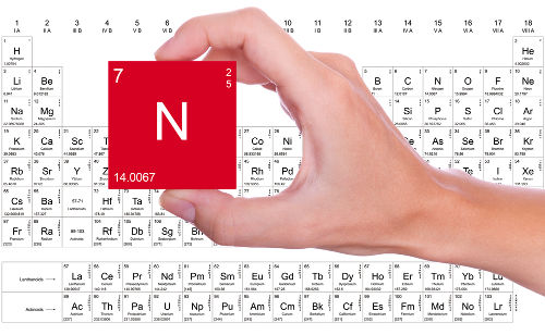 Ilustração do Elemento Químico Nitrogênio 