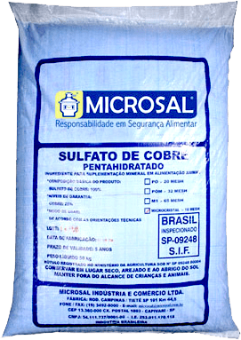 Sulfato de Cobre no Saco 