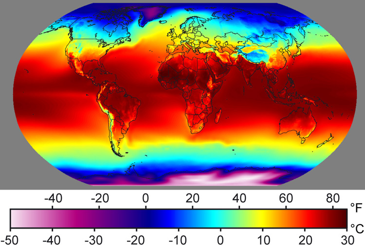 Temperatura da Terra 