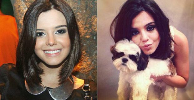 Giovanna Lancelloti  Com Seu Cachorro Marley 