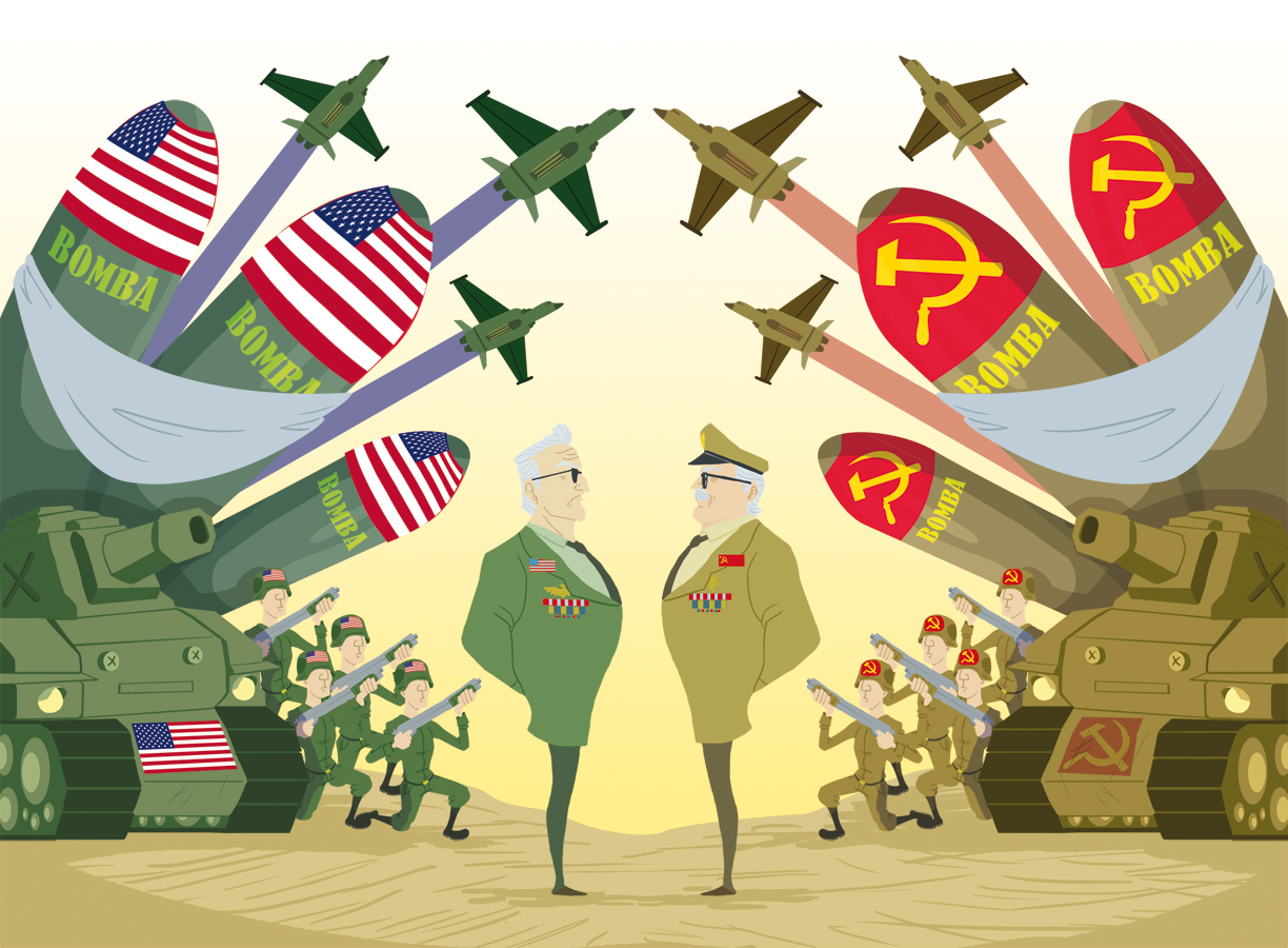 Ilustração da Guerra Fria