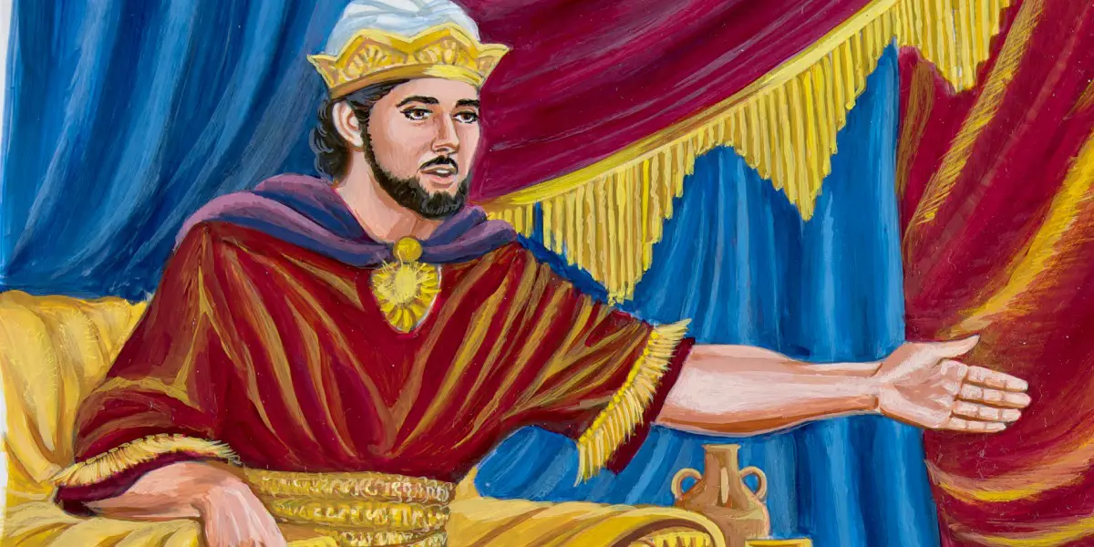 Ilustração do Rei Salomão