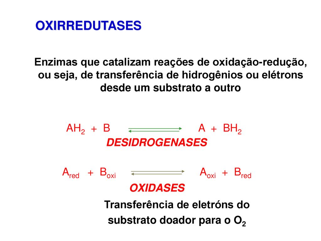 Oxirredutases 